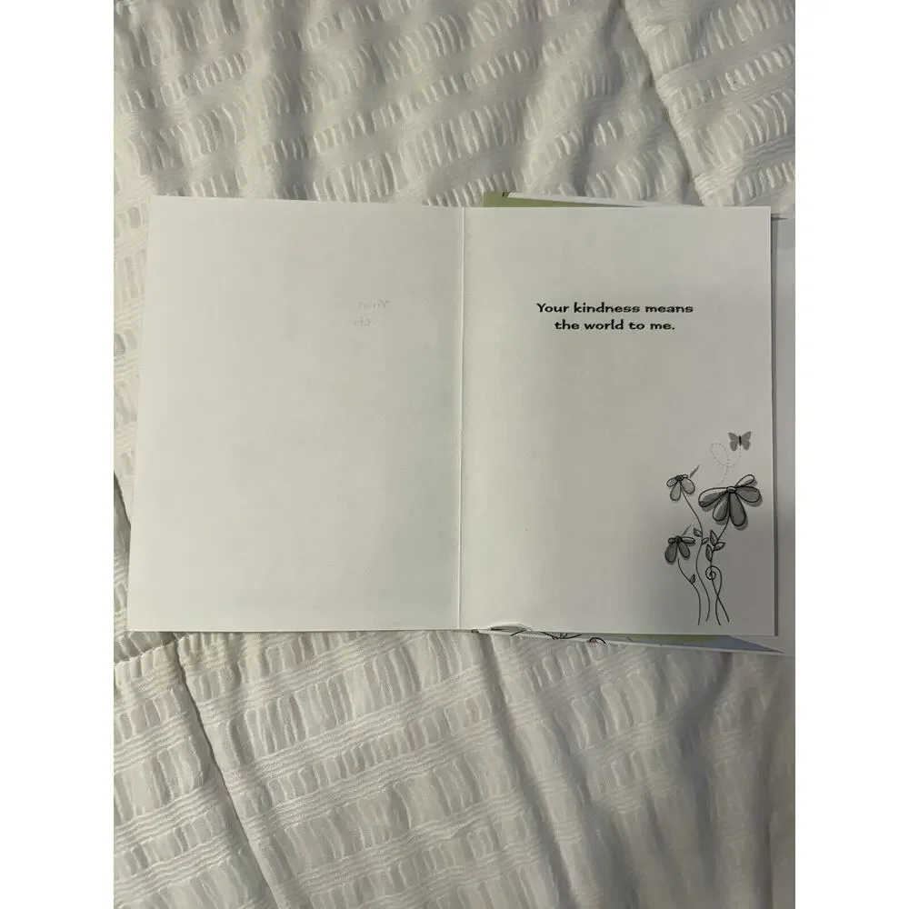 Lot of 2 Thank You Cards Greeting New